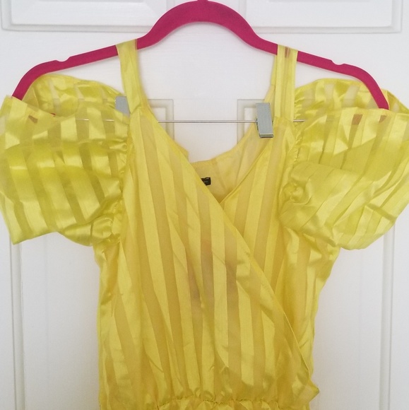 Karen T Design Yellow Belle of the Ball Gown - Picture 4 of 4